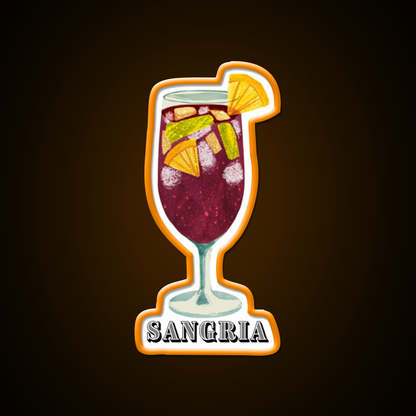 I Just Love Sangria Cocktail Bar Decor Led Neon Sign Rgb Color - LED neon sign view 6