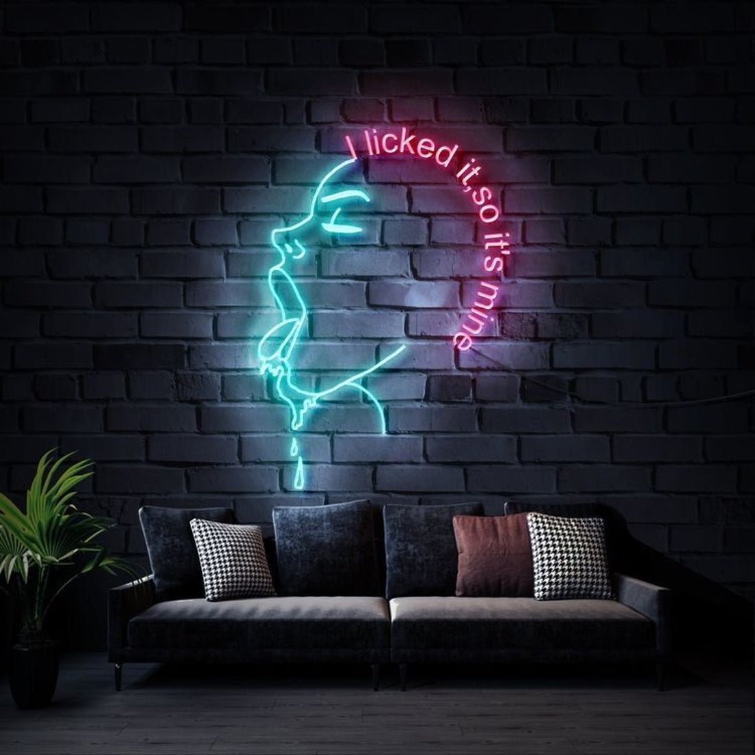 I Licked It So Its Mine Led Sign Business Neon Signs - Shineneon