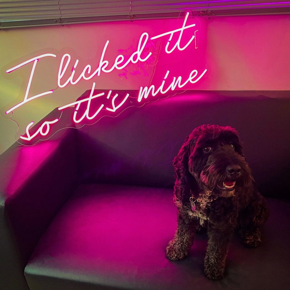 I Licked It So Its Mine Led Sign Business Neon Signs Wall Art