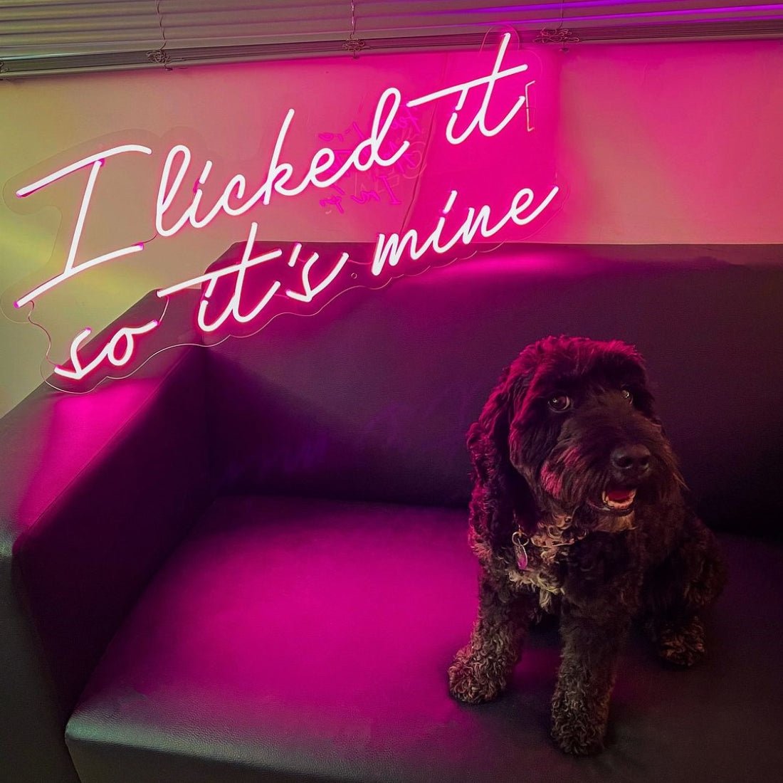 I Licked It So Its Mine Led Sign Business Neon Signs Wall Art - Shineneon