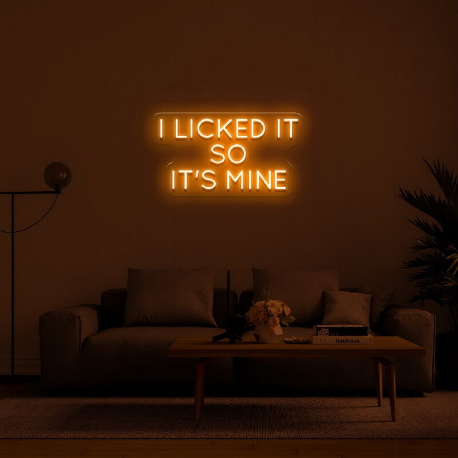 I Licked It So Its Mine Neon Sign For Humorous Decor | Shineneon