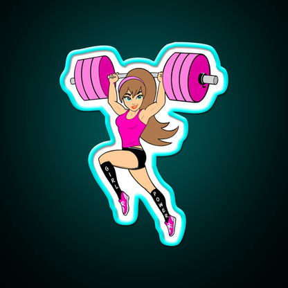 I Lift Like A Girl Gym Fitness Led Neon Sign Rgb Color