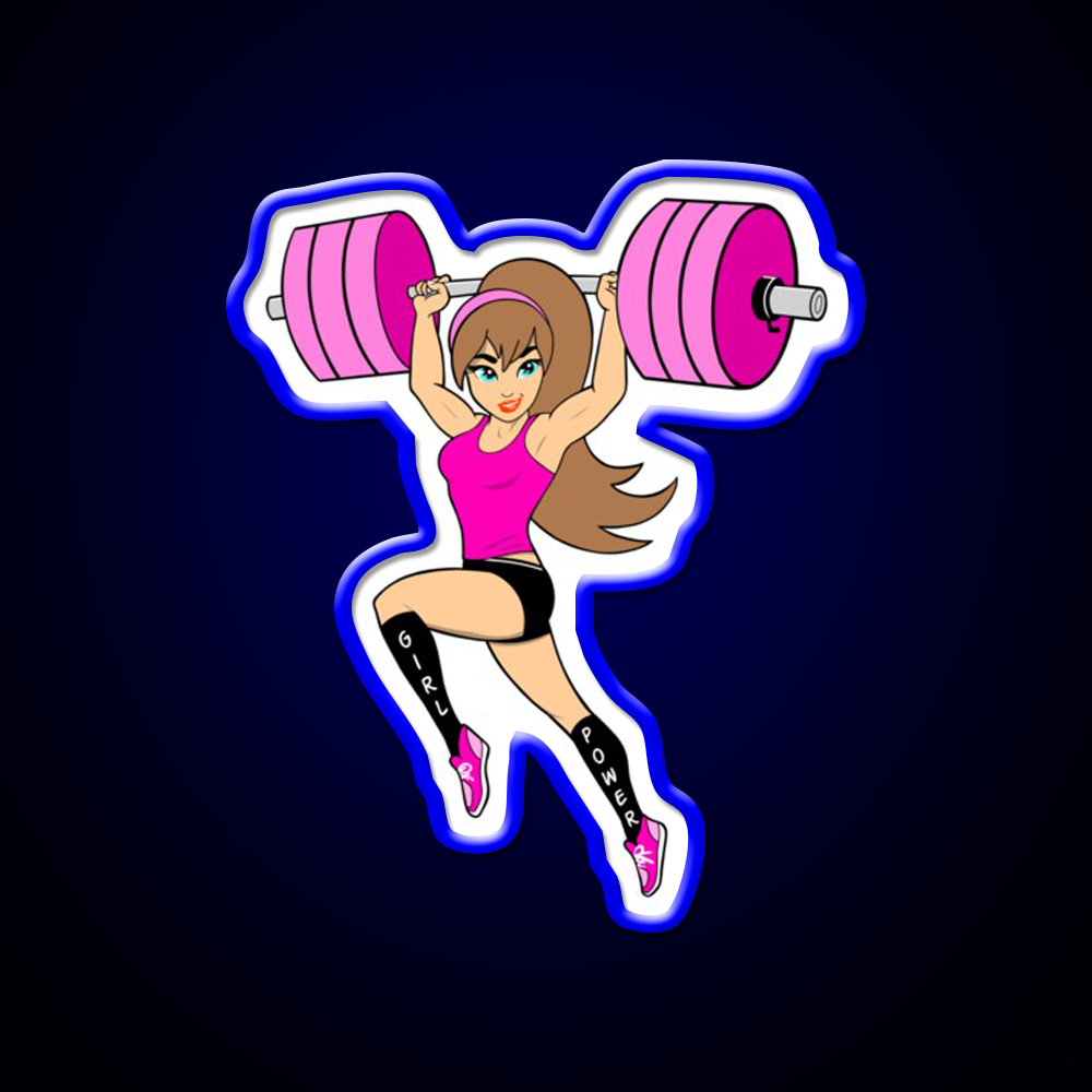 I Lift Like A Girl Gym Fitness Led Neon Sign Rgb Color