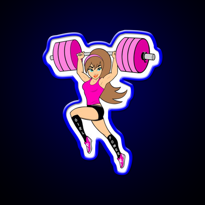I Lift Like A Girl Gym Fitness Led Neon Sign Rgb Color
