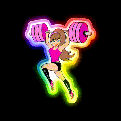 I Lift Like A Girl Gym Fitness Led Neon Sign Rgb Color