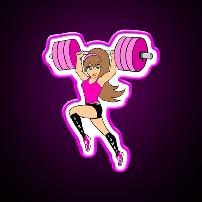 I Lift Like A Girl Gym Fitness Led Neon Sign Rgb Color
