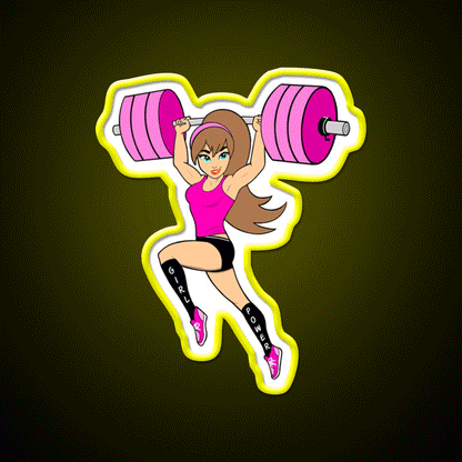 I Lift Like A Girl Gym Fitness Led Neon Sign Rgb Color