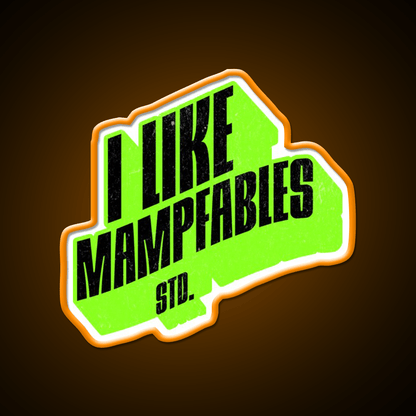 I Like Mampfables Live Healthy Fast Food Led Neon Sign For Burger Place Rgb Color - Shineneon