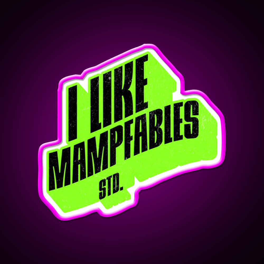 I Like Mampfables Live Healthy Fast Food Led Neon Sign For Burger Place Rgb Color - Shineneon