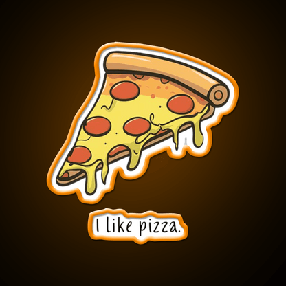 I Like Pizza Fast Food Led Neon Sign For Burger Place Rgb Color - Shineneon