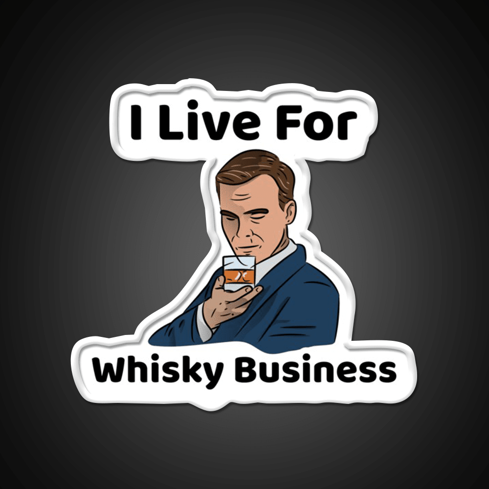 I Live For Whisky Business Whiskey Drink Bar Led Neon Sign Rgb Color - Shineneon