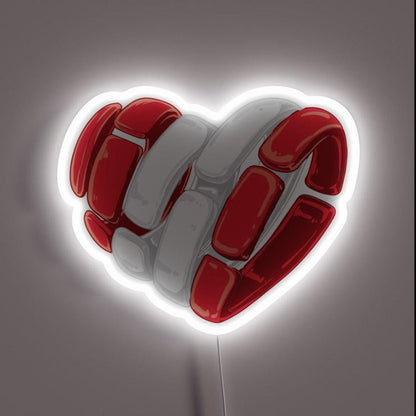 I Love Austria Austrian Love Rgb Led Neon Sign - Shineneon