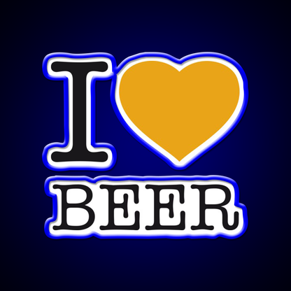 I Love Beer Bar Decor Led Neon Sign Rgb Color - LED neon sign view 5