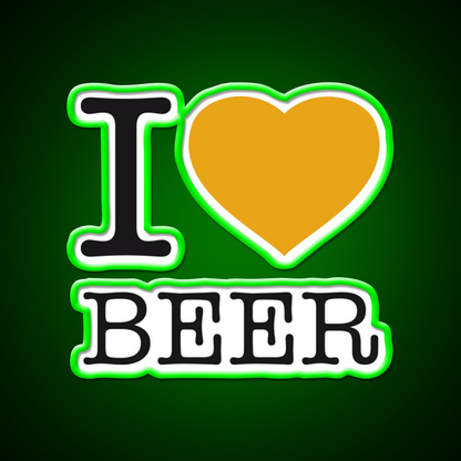 I Love Beer Bar Decor Led Neon Sign Rgb Color - LED neon sign view 8