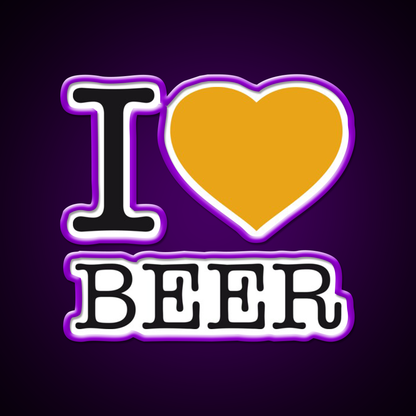 I Love Beer Bar Decor Led Neon Sign Rgb Color - LED neon sign view 9