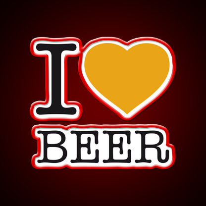 I Love Beer Bar Decor Led Neon Sign Rgb Color - LED neon sign view 10