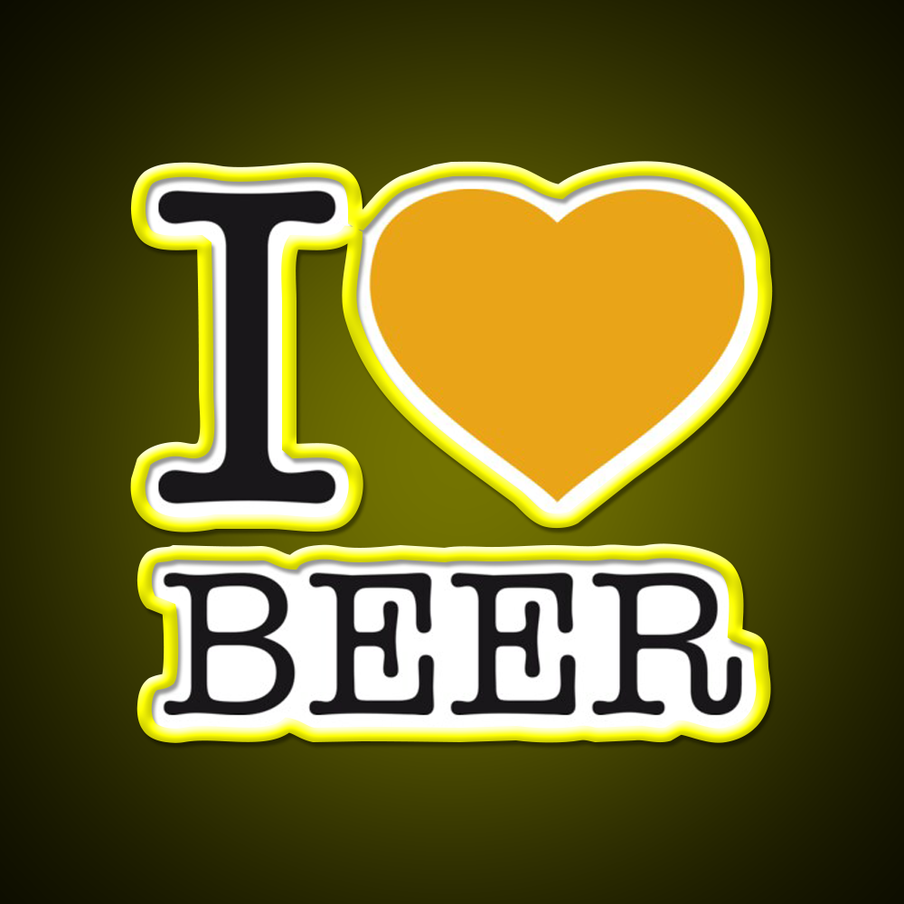 I Love Beer Bar Decor Led Neon Sign Rgb Color - LED neon sign view 7