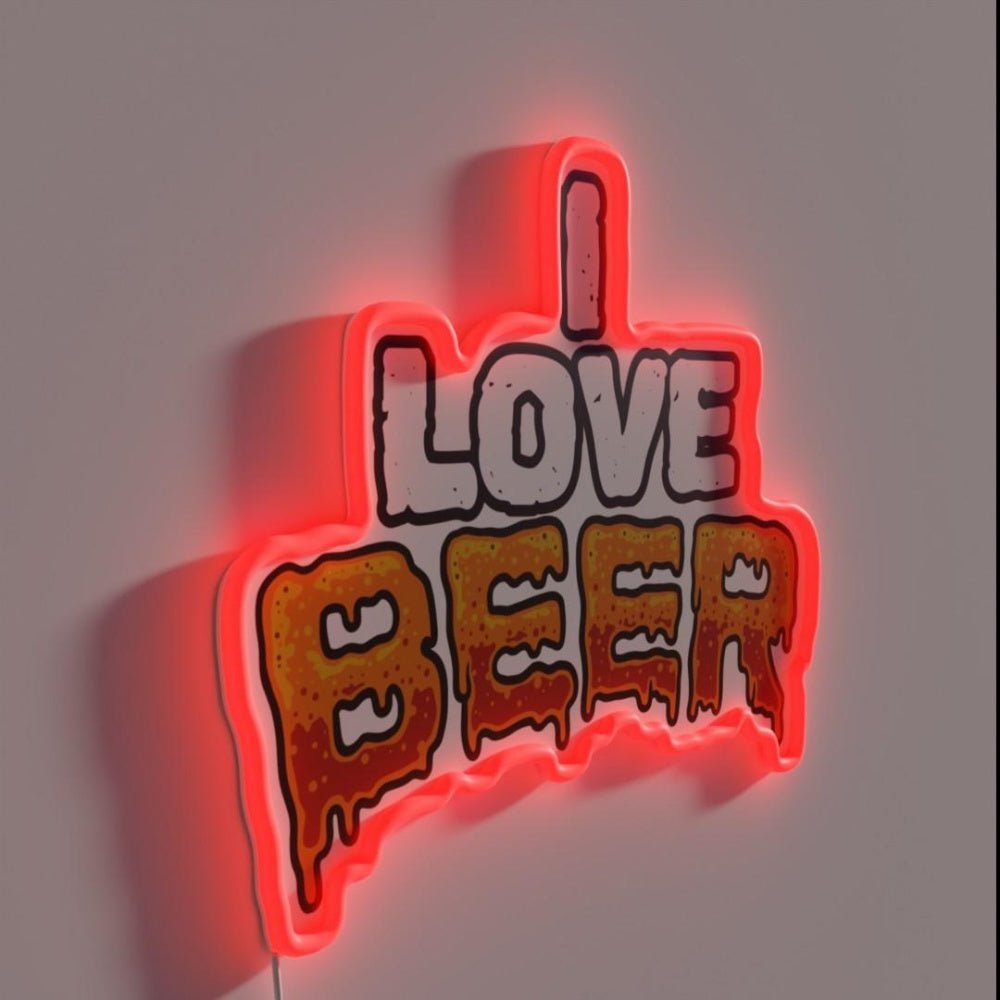 I Love Beer Rgb Led Neon Sign - Shineneon