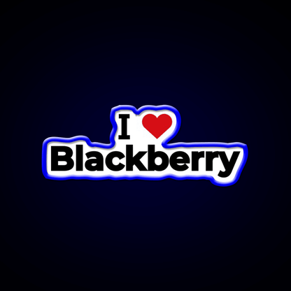 I Love Blackberry Snack Food Led Neon Sign Rgb Color - Shineneon