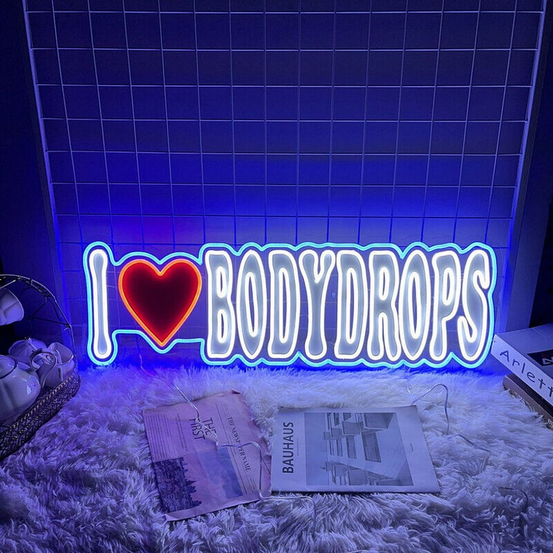 I Love Bodydrops Led Sign Business Neon Sign