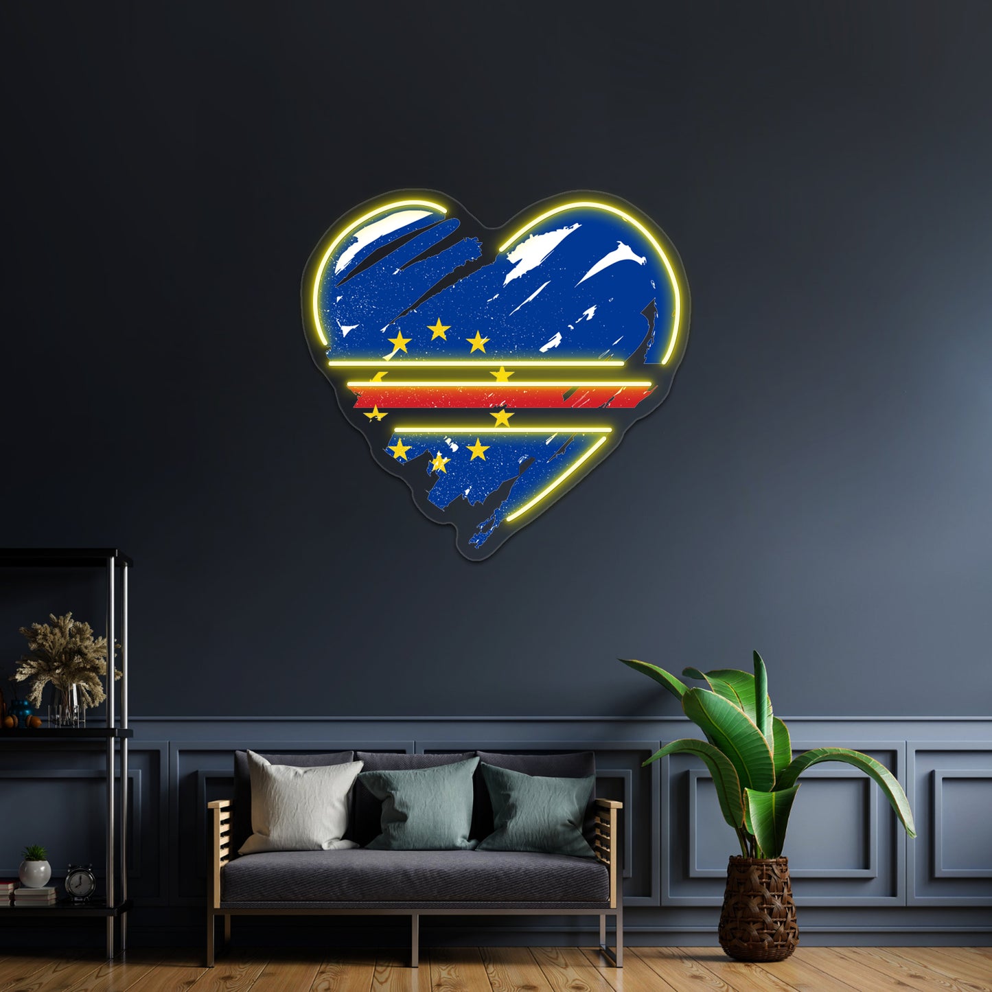 I Love Cape Verde Wall Artwork Neon Signs