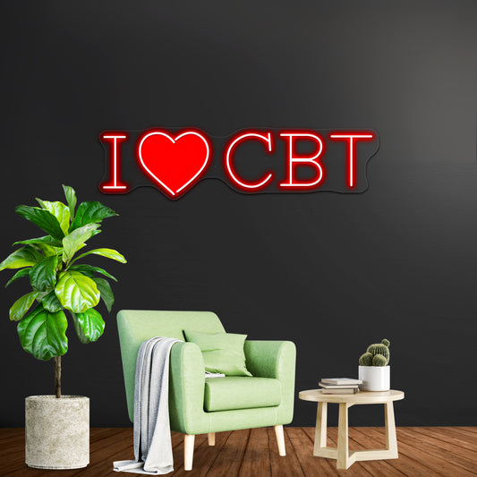 I Love Cbt Artwork Led Custom Signs