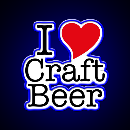 I Love Craft Beer Bar Decor Led Neon Sign Rgb Color - LED neon sign view 5