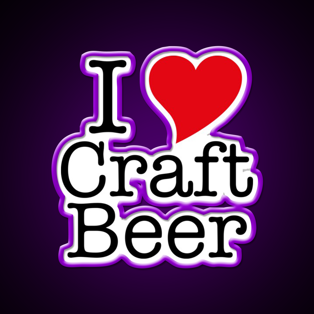 I Love Craft Beer Bar Decor Led Neon Sign Rgb Color - LED neon sign view 9
