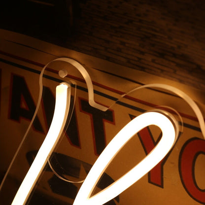 I Love Flowers Yellow Led Neon Sign | Shineneon