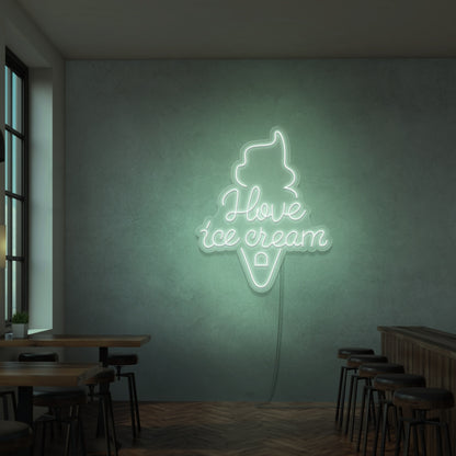 I Love Ice Cream Neon Sign | Shineneon