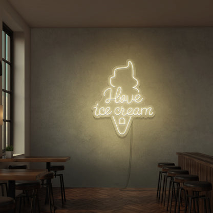 I Love Ice Cream Neon Sign | Shineneon