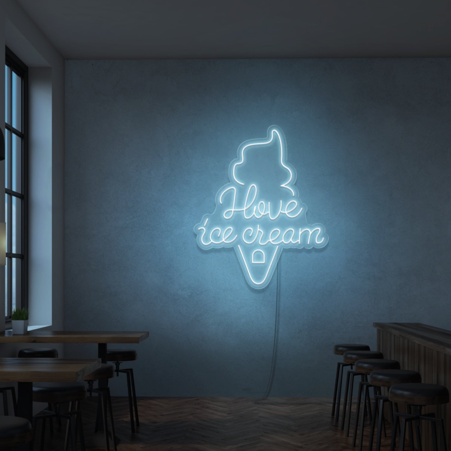 I Love Ice Cream Neon Sign | Shineneon