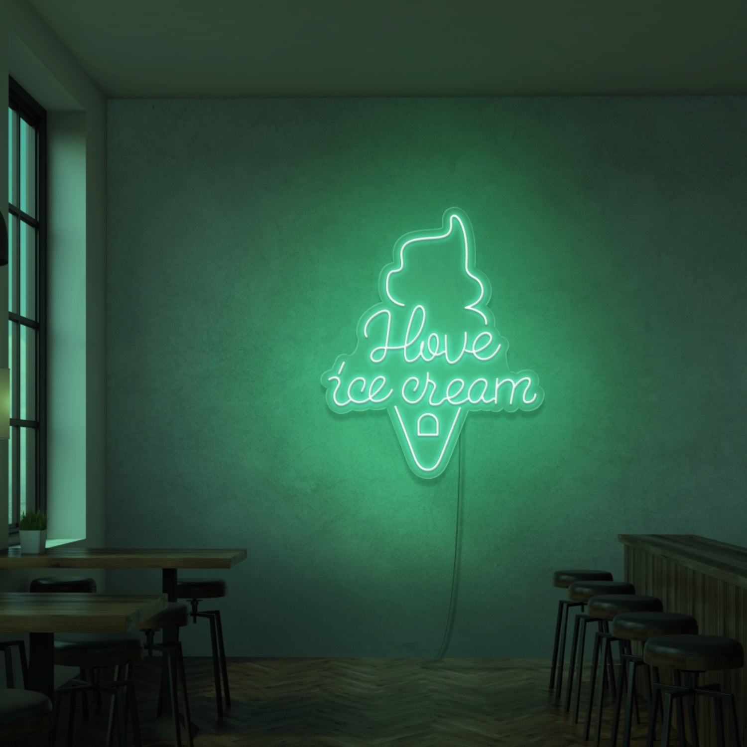 I Love Ice Cream Neon Sign | Shineneon