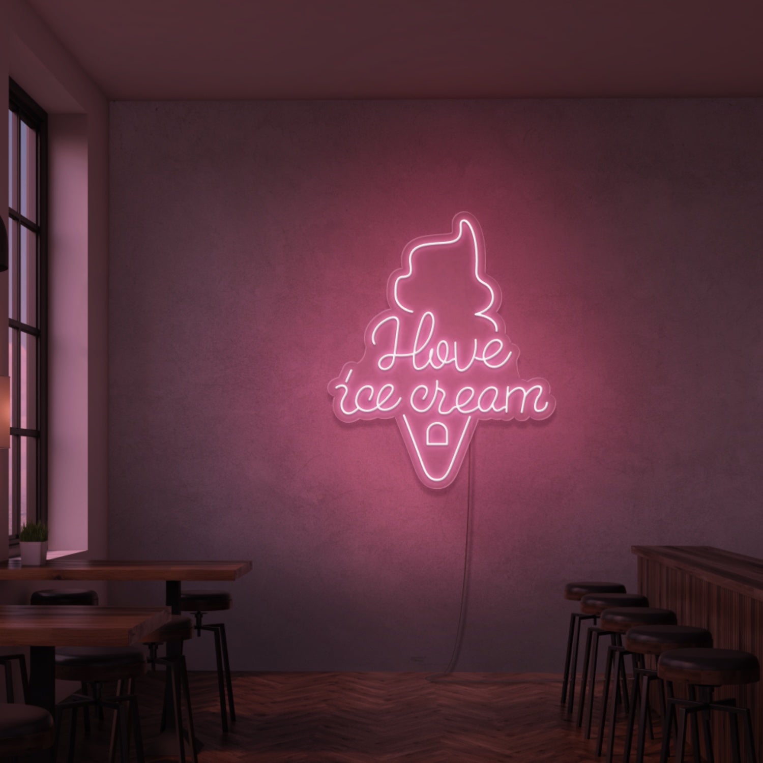 I Love Ice Cream Neon Sign | Shineneon