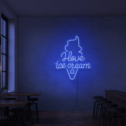 I Love Ice Cream Neon Sign | Shineneon