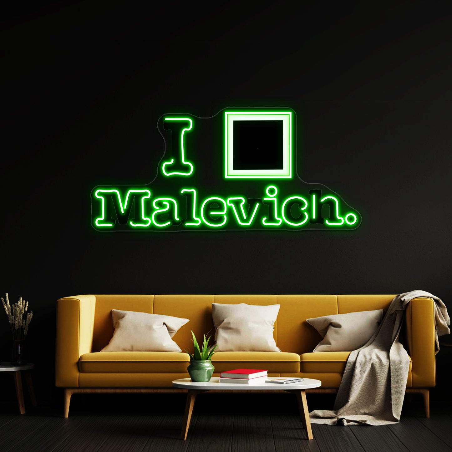 I Love Malevich 2 Wall Artwork Neon Signs