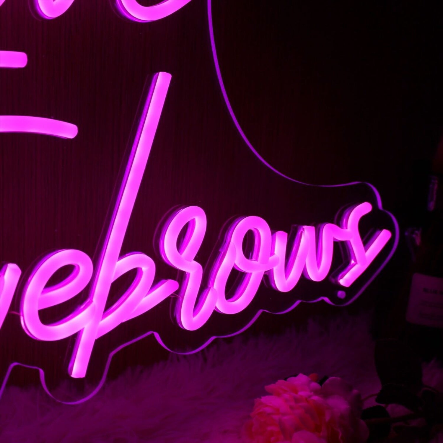 I Love My Eyebrows Pink Led Neon Sign | Shineneon