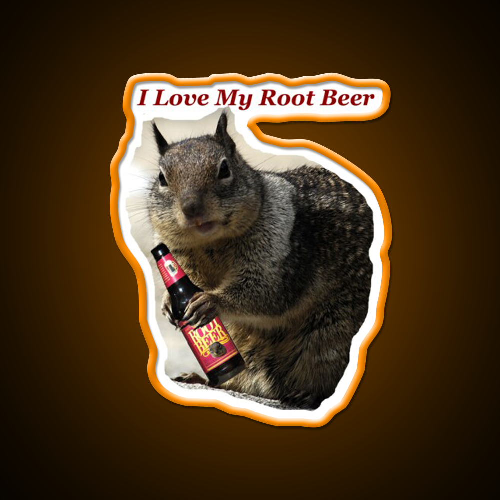 I Love My Root Beer Bar Decor Led Neon Sign Rgb Color - LED neon sign view 6
