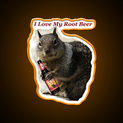 I Love My Root Beer Bar Decor Led Neon Sign Rgb Color - LED neon sign view 6