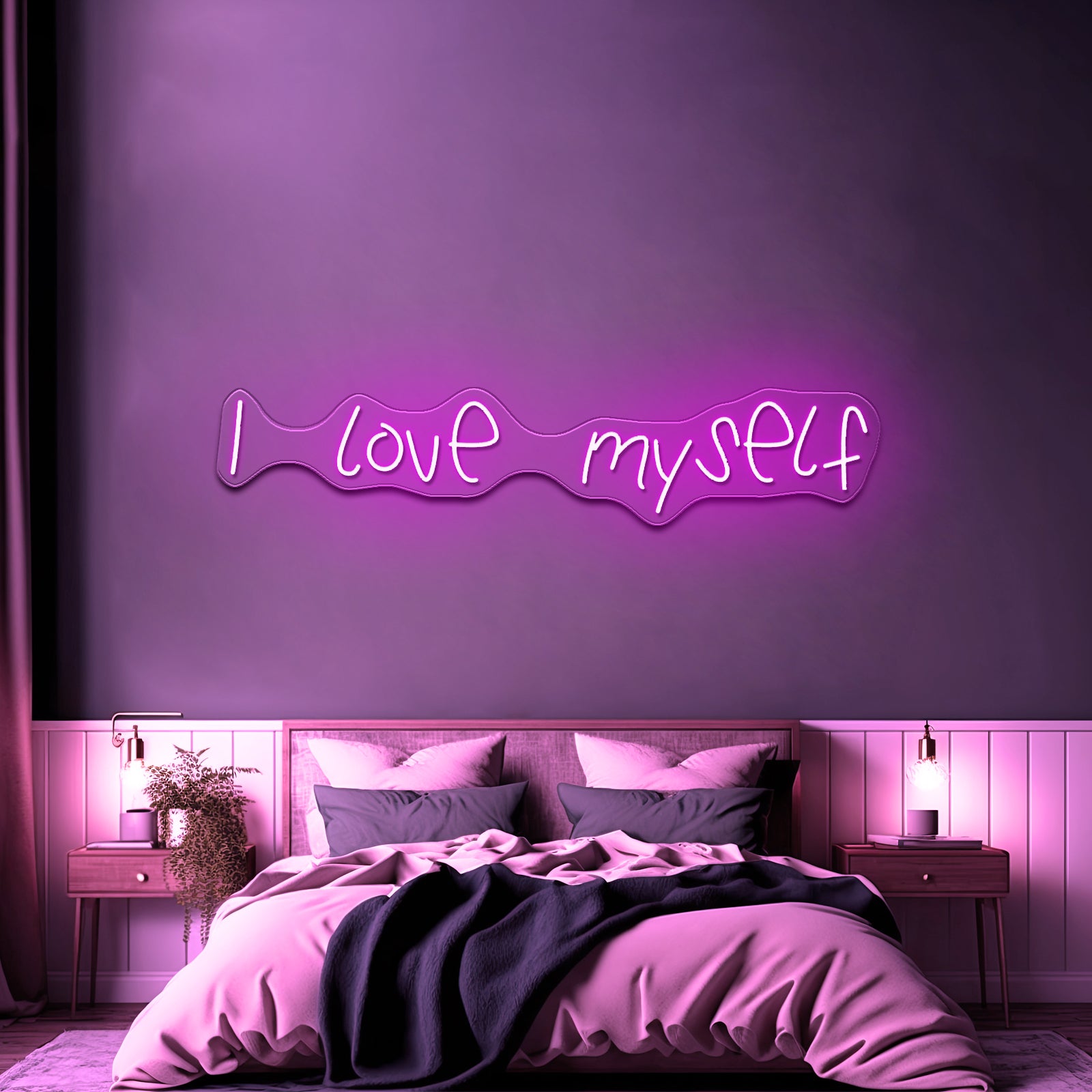 I Love Myself Neon Signs Wall Decor