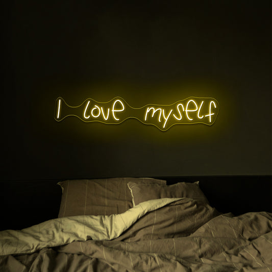 I Love Myself Neon Signs Wall Decor