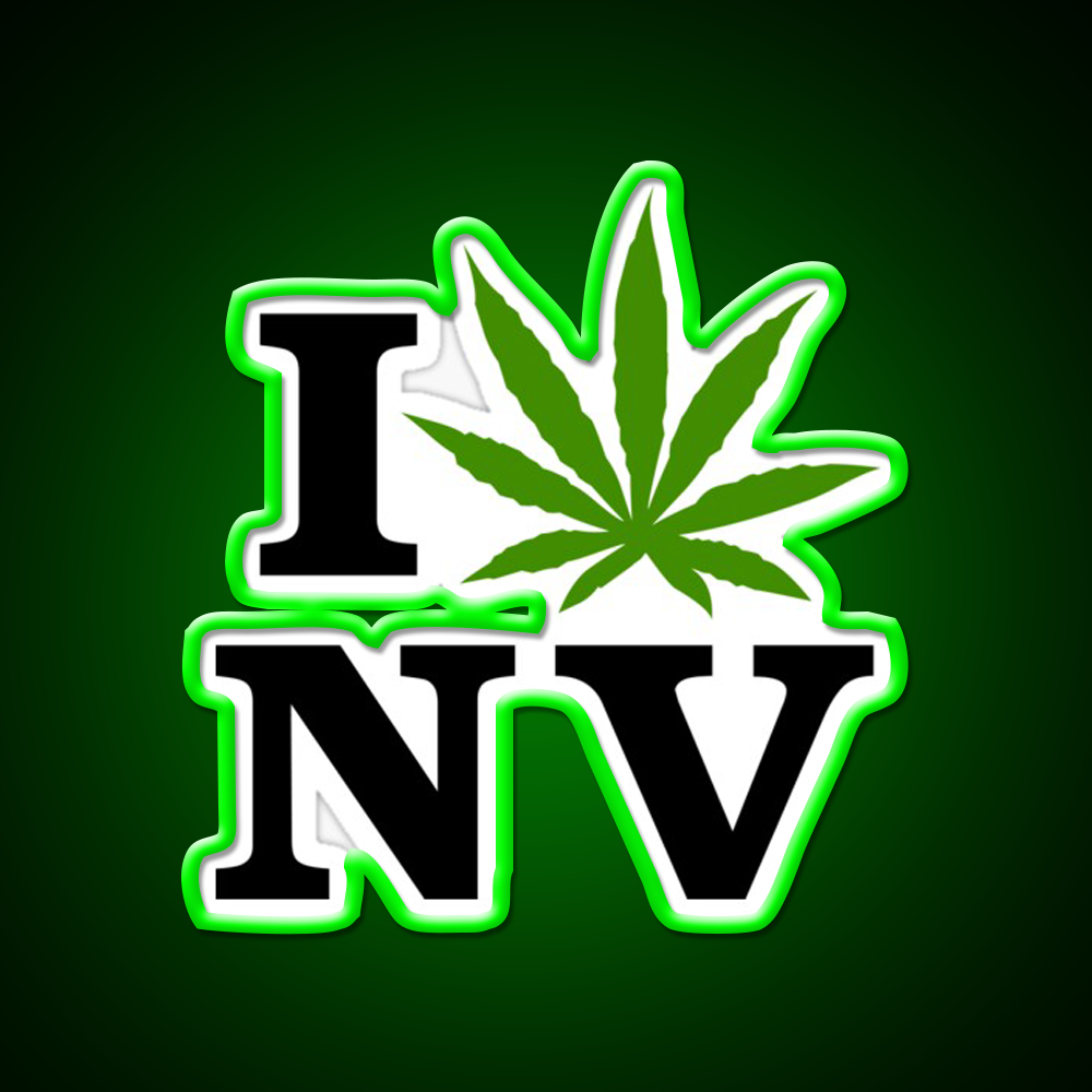 I Love Nevada Weed Hemp Inspired Green Leaf Led Neon Sign Rgb Color - LED neon sign view 8