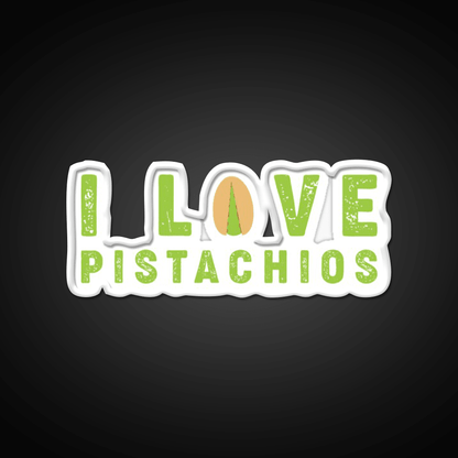 I Love Pistachios Taco Led Neon Sign Mexican Food Sign Rgb Color - Shineneon
