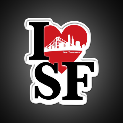I Love San Francisco Asian Cultural Led Neon Sign Rgb Color - LED neon sign view 11