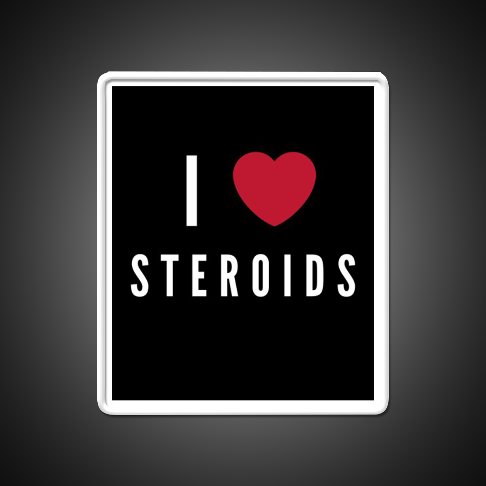 I Love Steroids Gym Fitness Led Neon Sign Rgb Color