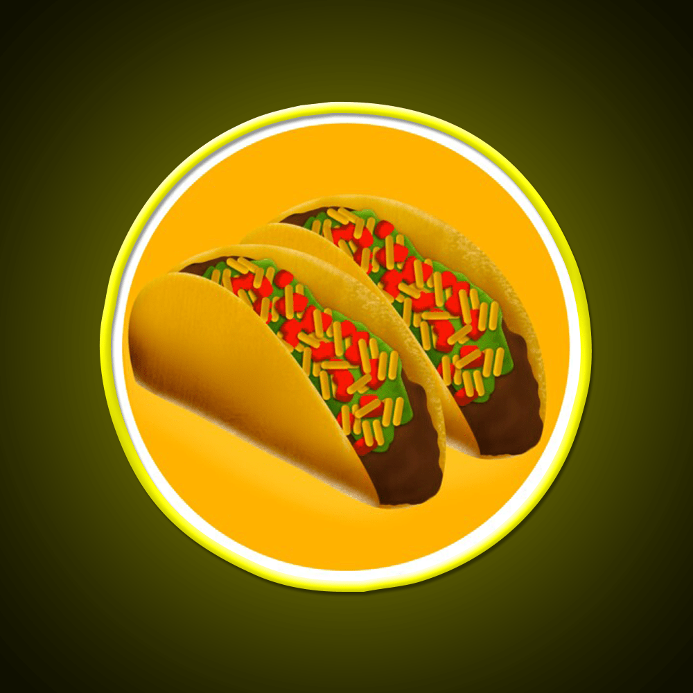 I Love Taco Led Neon Sign Mexican Food Sign Kitchen Sign Rgb Color - Shineneon
