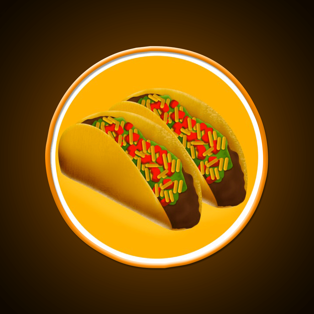 I Love Taco Led Neon Sign Mexican Food Sign Kitchen Sign Rgb Color - Shineneon