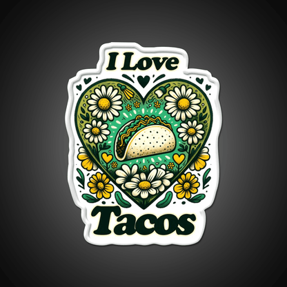 I Love Taco Led Neon Sign Mexican Food Sign Rgb Color - Shineneon