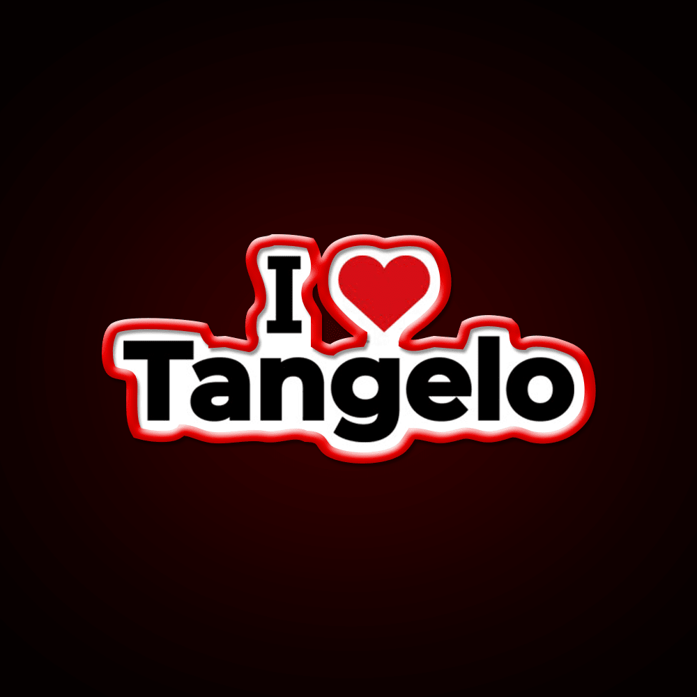 I Love Tangelo Snack Food Led Neon Sign Rgb Color - Shineneon