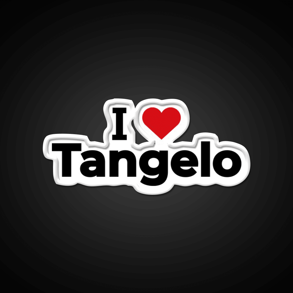 I Love Tangelo Snack Food Led Neon Sign Rgb Color - Shineneon
